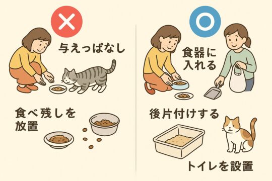 餌の片付けが地域の印象を左右する