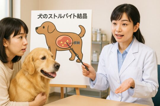 【獣医師執筆】犬のストルバイト結晶の原因と食事管理のポイント