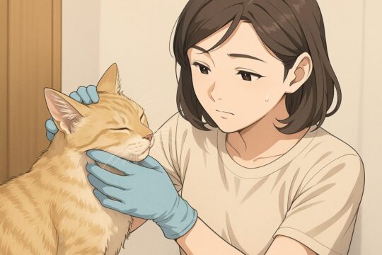 猫にダニがいるか調べる方法