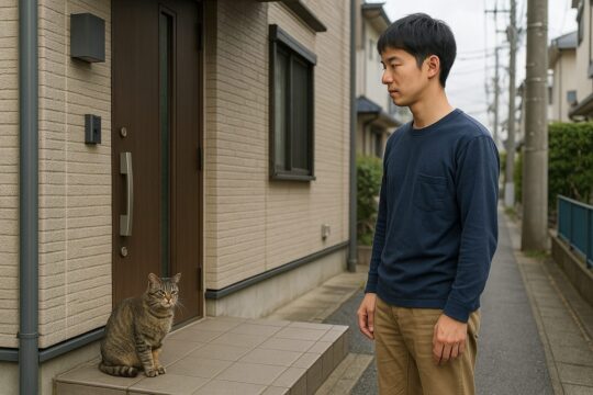 野良猫が玄関前にいる心理と対策法を徹底解説！【獣医師執筆】