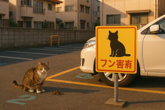 駐車場でのフン害を防ぐ対策