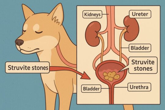 犬のストルバイト結石症とは何か