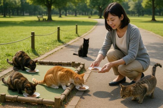 餌やりの時間と場所のルールとは