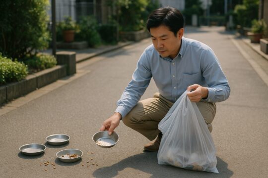 地域猫への餌やりのルールとマナー