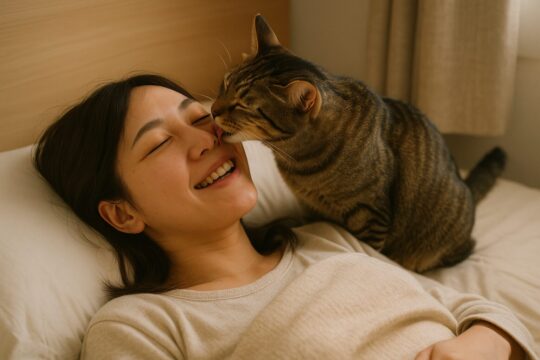 猫が飼い主の体調悪い時にそばにいるのは本能？【獣医師執筆】
